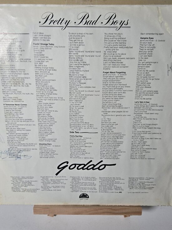 Goddo, Pretty Bad Boys Vinyl Record - Picture 3 of 7